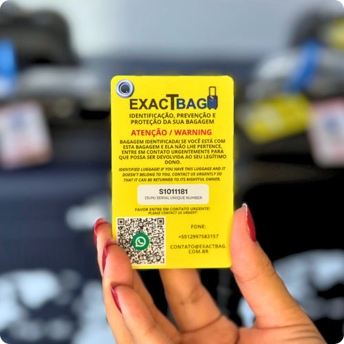 KIT 2 TAGs ExactBag Cover (Inclui Seguro Extravio)